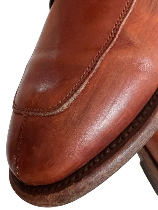 Allen Edmonds dress shoes Delray brown leather lace up mens 10 D oxfords main image 15